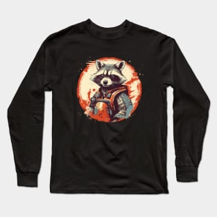 Rocket Raccoon (rough) Long Sleeve T-Shirt